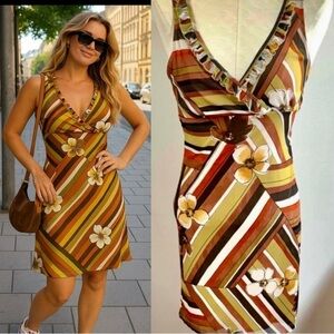 Rampage 90’s Floral Mod Print Dress